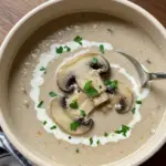 Creamy Hungarian Mushroom Soup