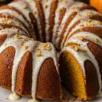Pumpkin Bundt Cake with Cream Cheese Glaze