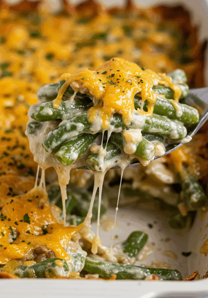 Cheesy Green Bean Casserole
