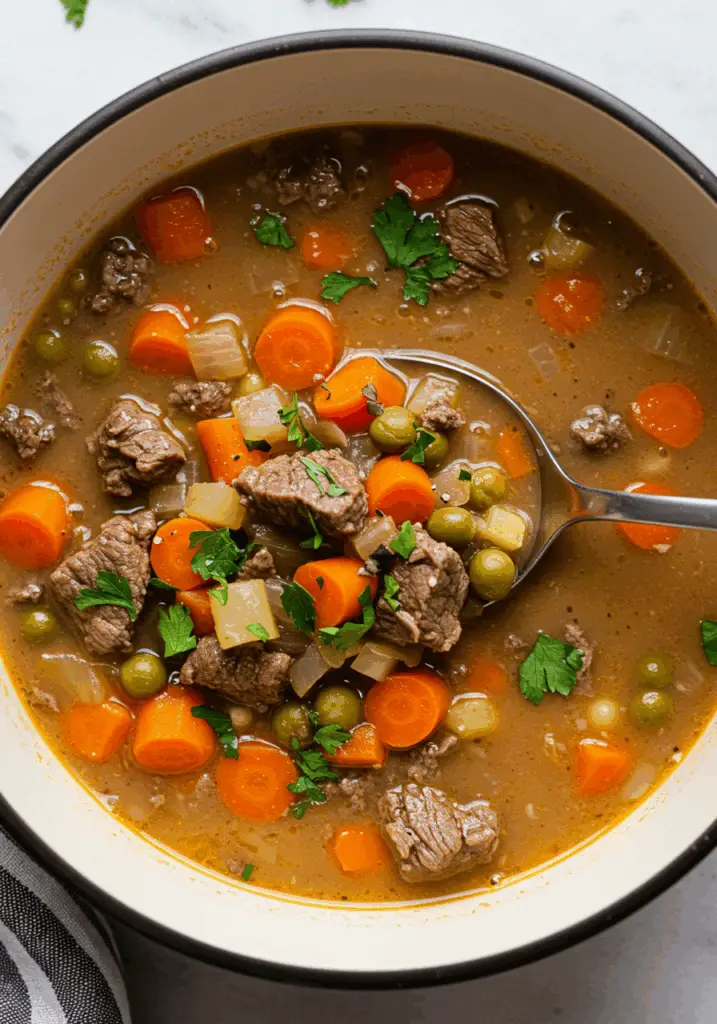 Crockpot Vegetable Beef Soup
