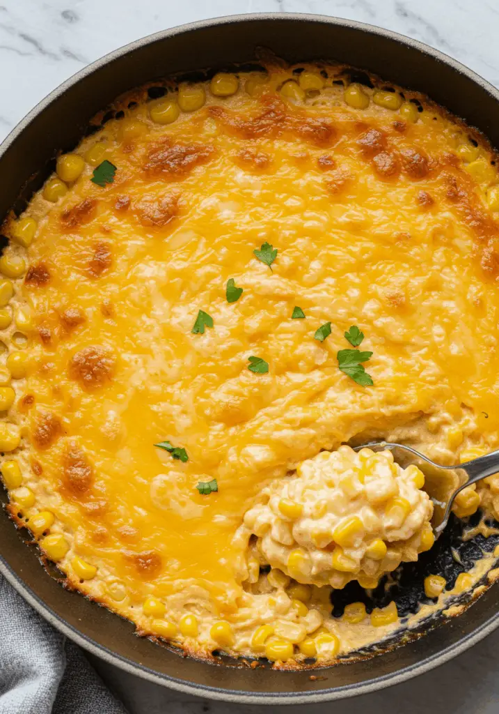 Cheesy Hot Corn Dip
