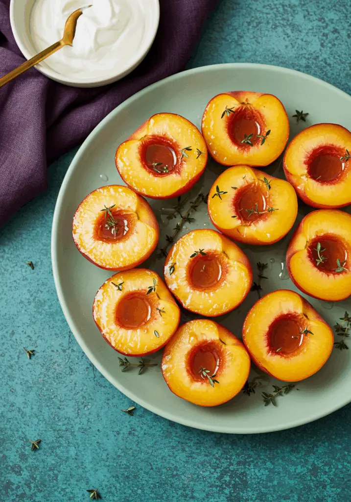 Easy Air Fryer Peaches