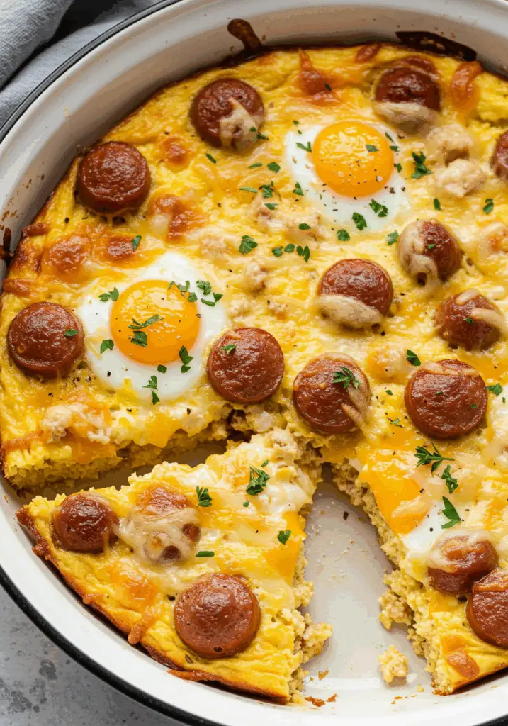 Turkey Sausage and Egg Casserole
