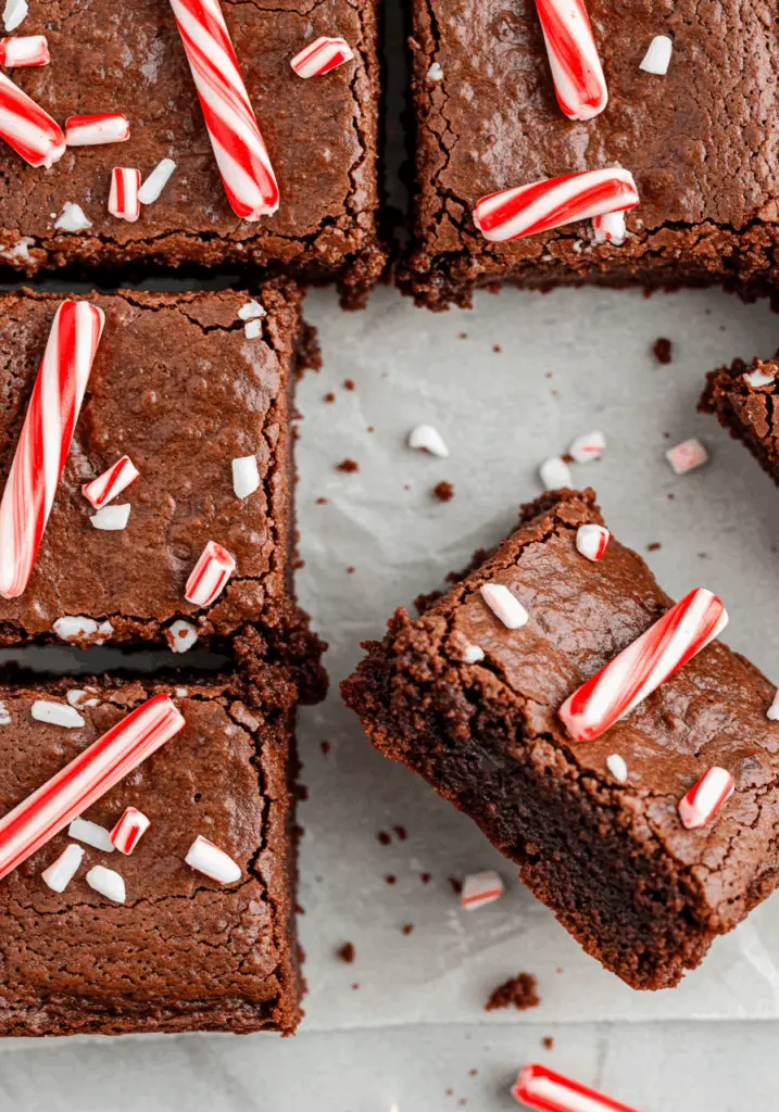 Candy Cane Brownies
