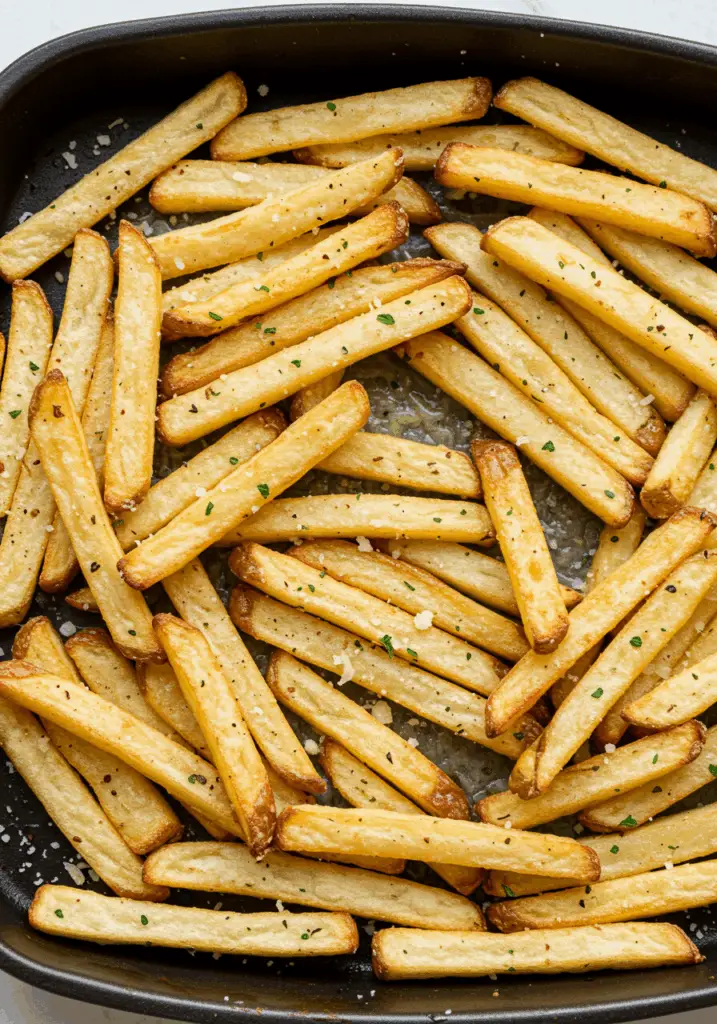 Crispy Air Fryer Garlic Parmesan Fries