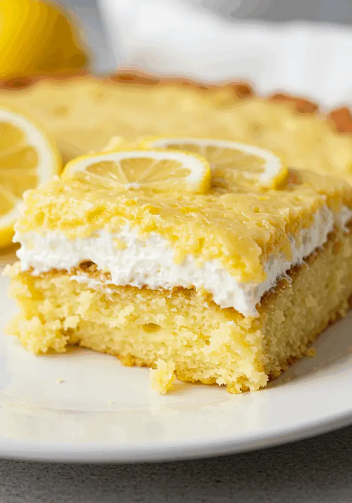 Lemon Cream Cheese Dump Cake