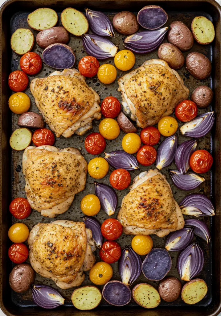 Greek Sheet Pan Chicken
