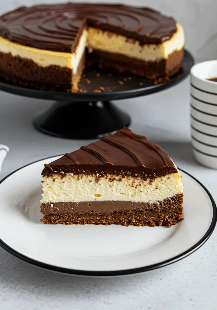 Boston Cream Pie Cheesecake
