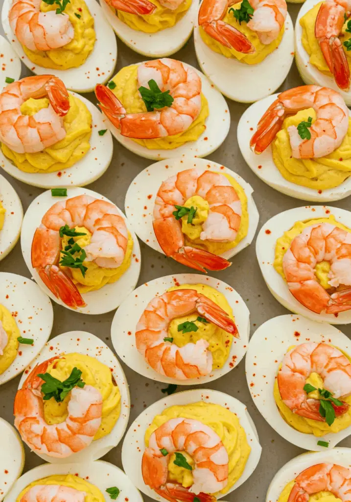 Cajun Shrimp Deviled Eggs
