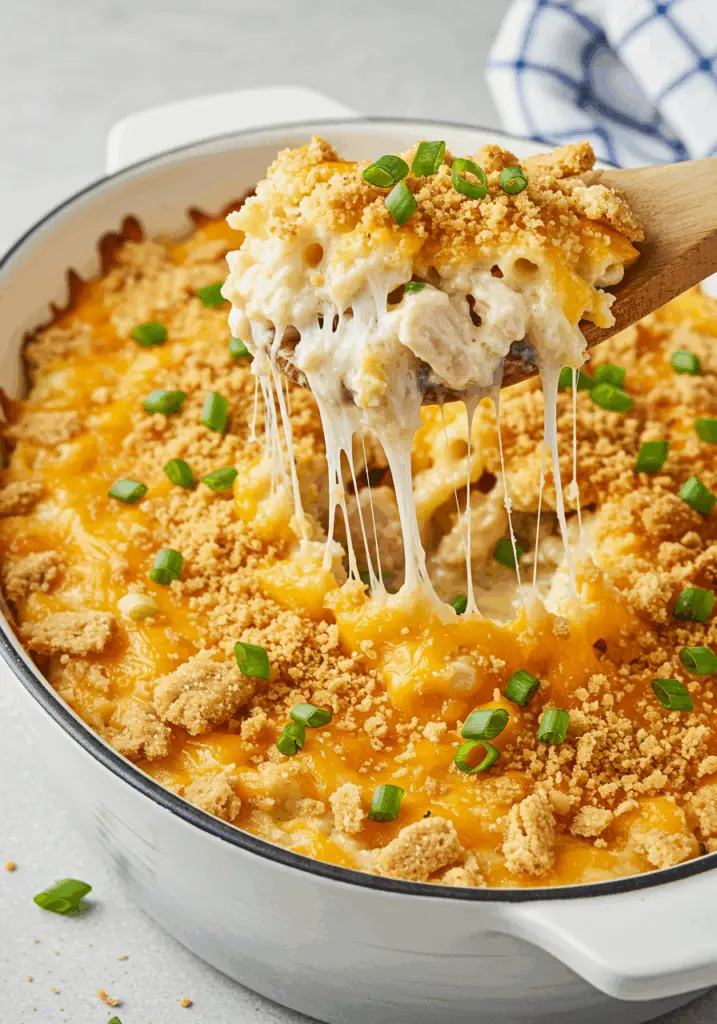Ritz Cracker Chicken Casserole
