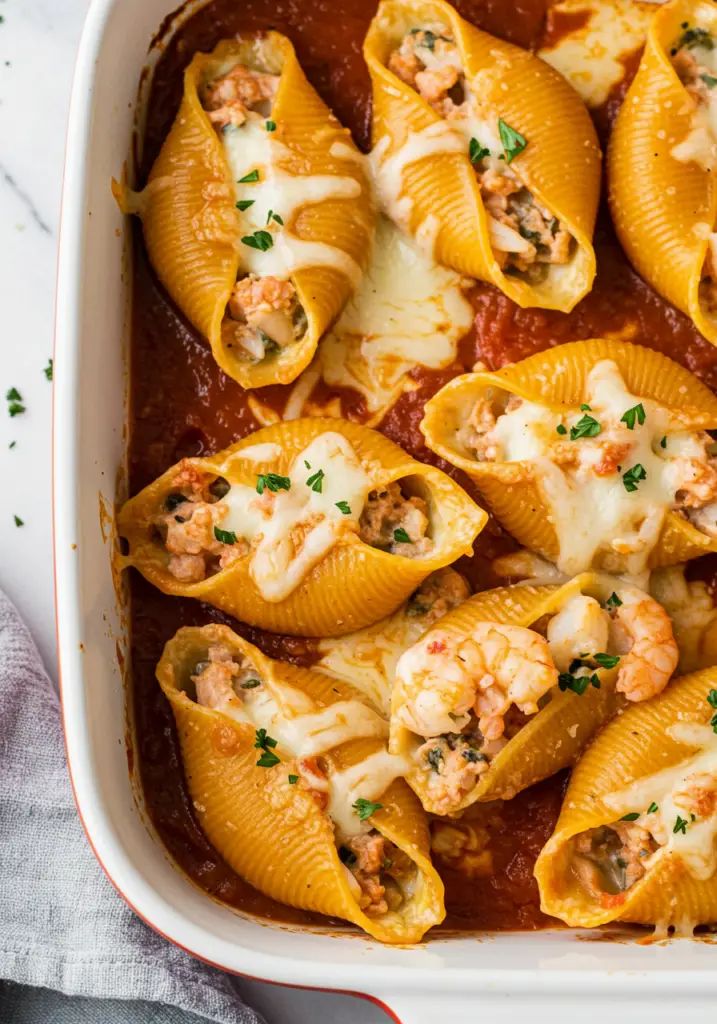Seafood Stuffed Shells