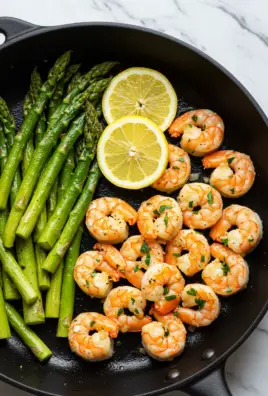 Lemon Garlic Shrimp and Asparagus