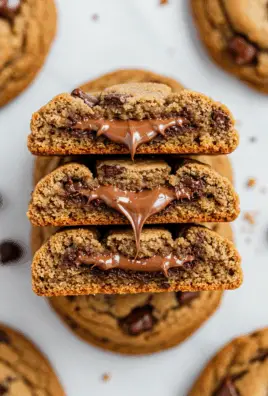 Nutella-Stuffed Chocolate Cookies