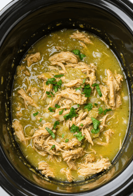 Crockpot Salsa Verde Chicken