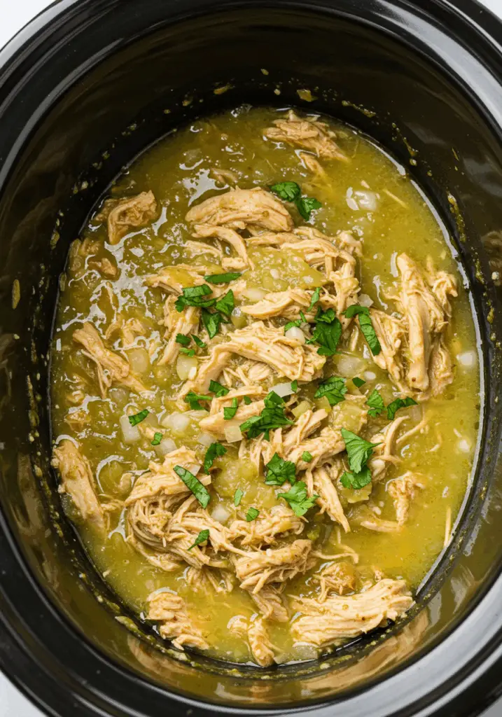 Crockpot Salsa Verde Chicken