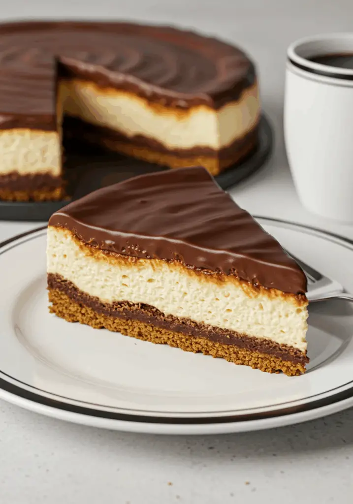 Boston Cream Pie Cheesecake