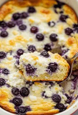 Blueberry Cottage Cheese Breakfast Bake