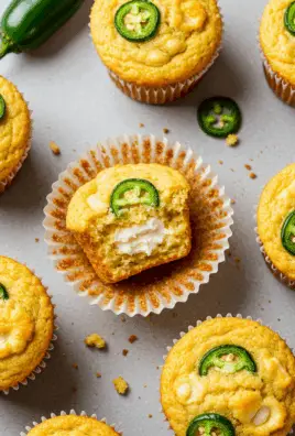 Jalapeño Cornbread Muffins with Cream Cheese Filling