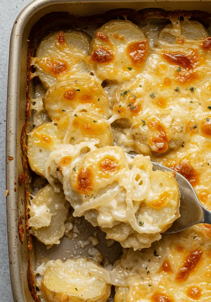 French Onion Potatoes