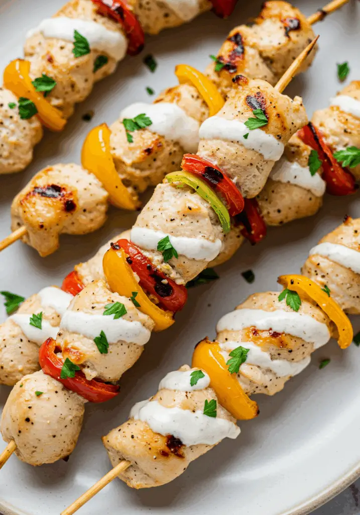 Ranch Chicken Skewers
