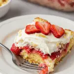Strawberry Cheesecake Dump Cake