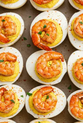 Cajun Shrimp Deviled Eggs