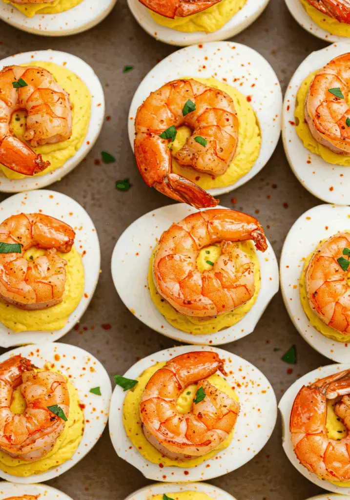 Cajun Shrimp Deviled Eggs