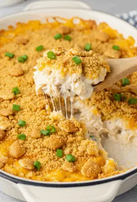Ritz Cracker Chicken Casserole