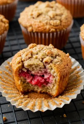 Strawberry Rhubarb Muffins