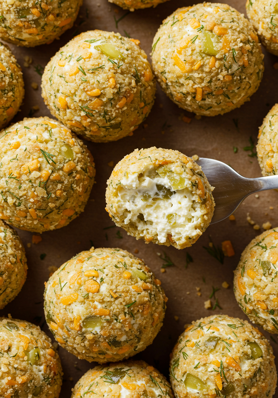 Dill Pickle Cheese Balls
