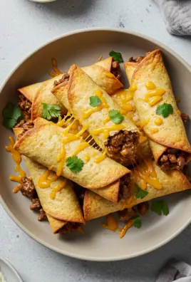 Crispy Beef Taquitos