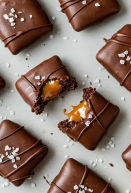Salted Caramel Chocolate Pillows