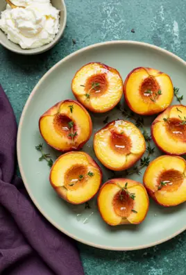 Easy Air Fryer Peaches
