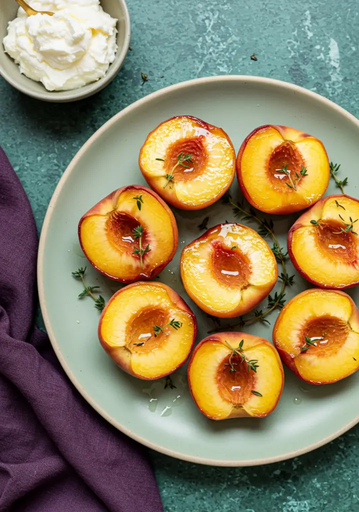 Easy Air Fryer Peaches