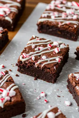 Candy Cane Brownies