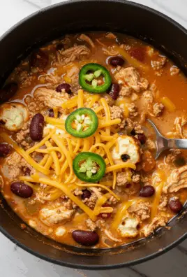 Chicken Jalapeno Popper Chili