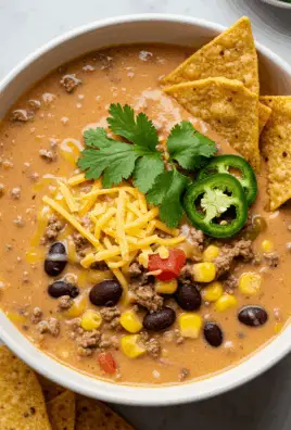Slow Cooker Nacho Soup