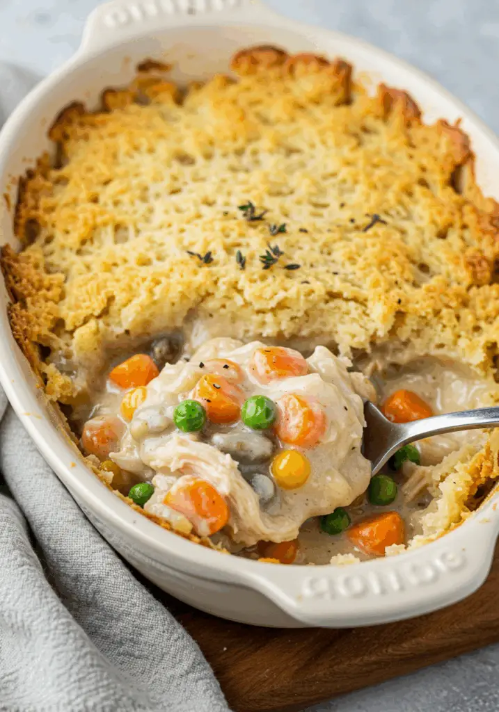 Easy Slow Cooker Chicken Pot Pie