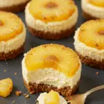 Mini Pineapple Upside Down Cheesecakes