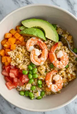 Tropical Shrimp Rice Bowl