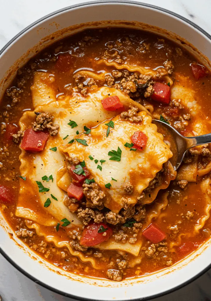 Lasagna Soup