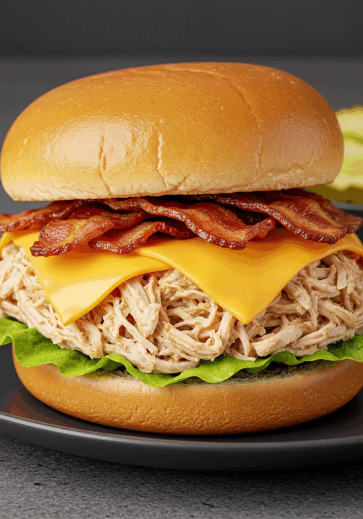 Crock-Pot Ranch Chicken Sandwiches