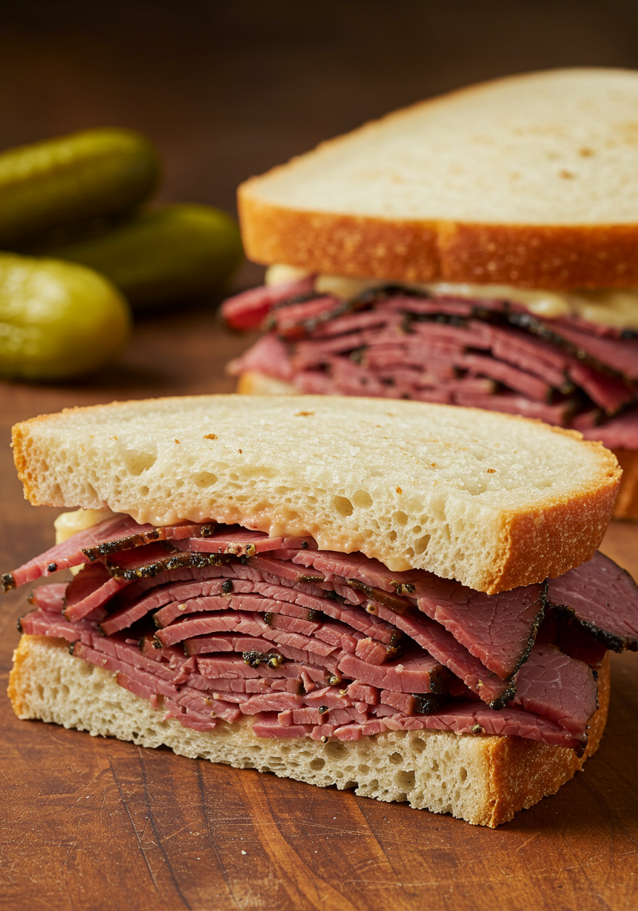 Montreal Smoked Meat Sandwich Paulacooks