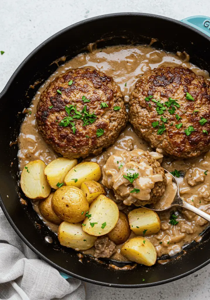 Salisbury Steak & Potato Skillet