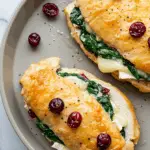 Cranberry & Spinach Stuffed Chicken Breasts with Brie