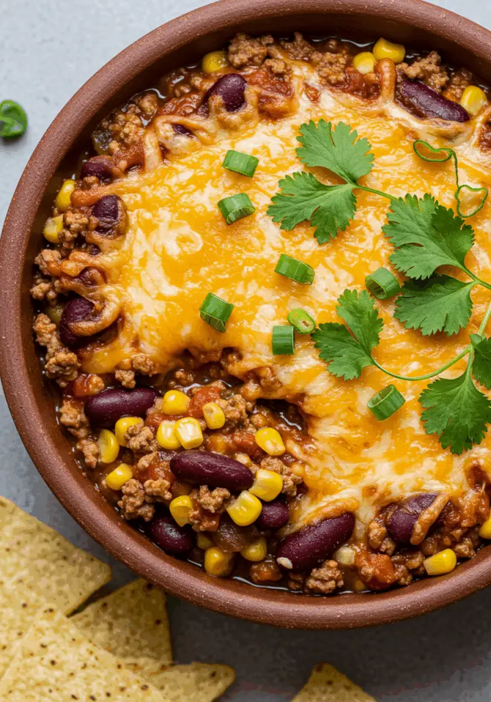 Cheesy Enchilada Chili