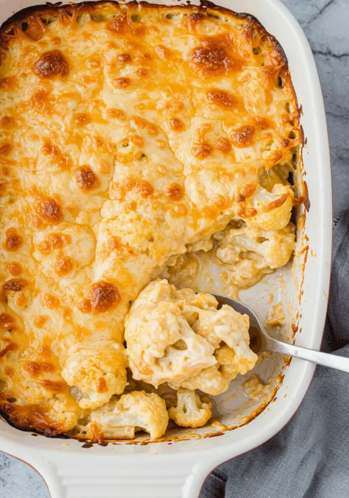 Queso Cauliflower Bake