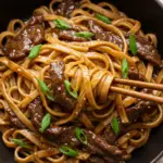 Sticky Beef Noodles