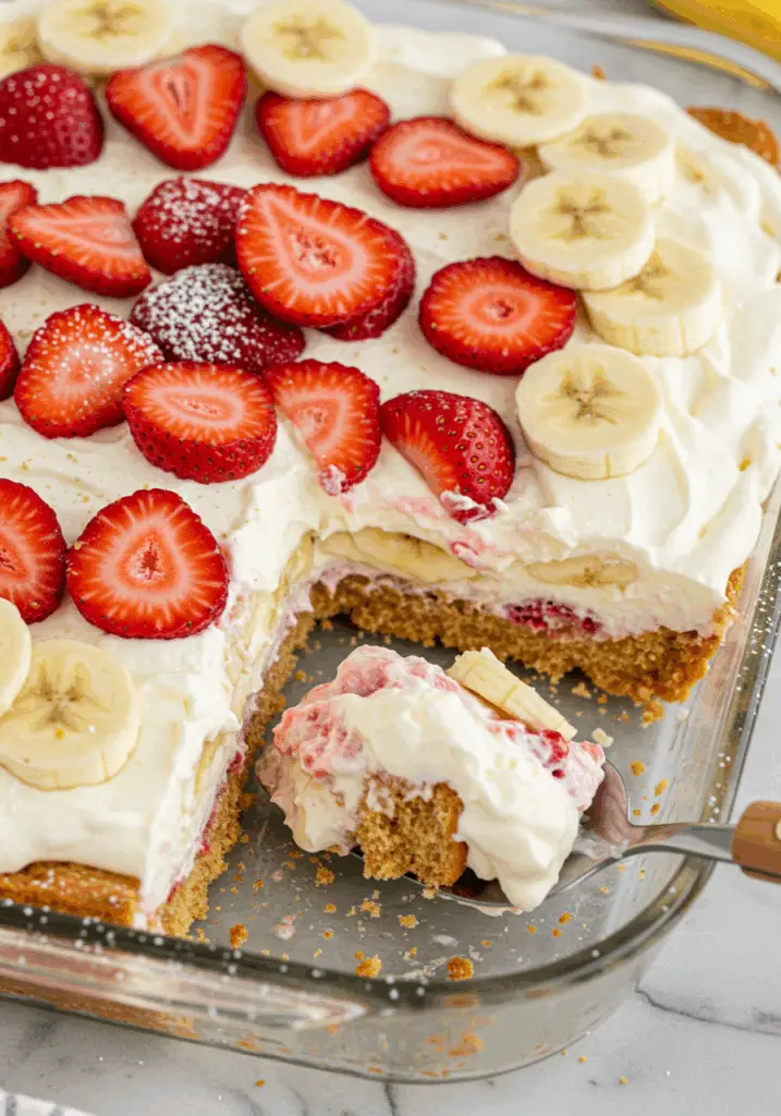 Strawberry Banana Pudding