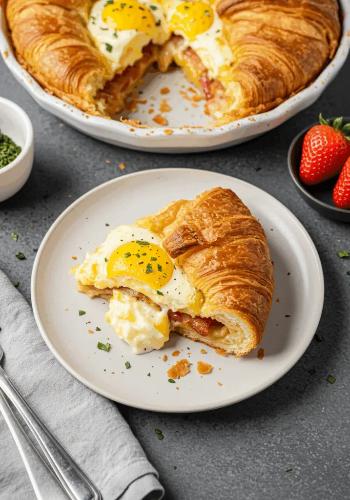 Croissant Breakfast Pie